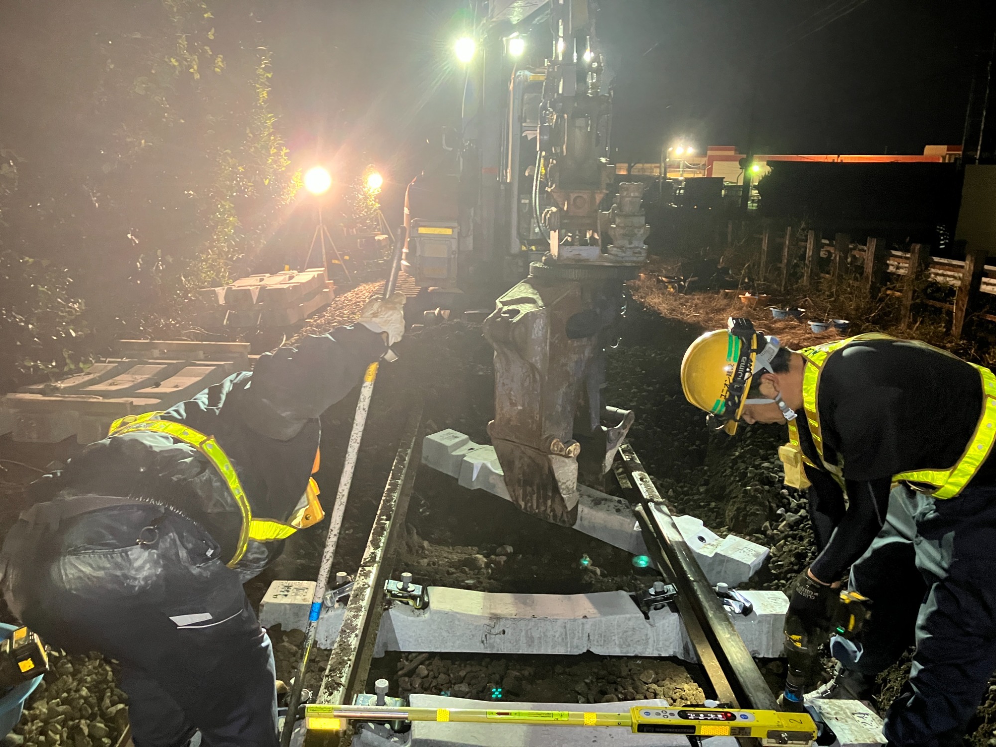 PCまくらぎ交換