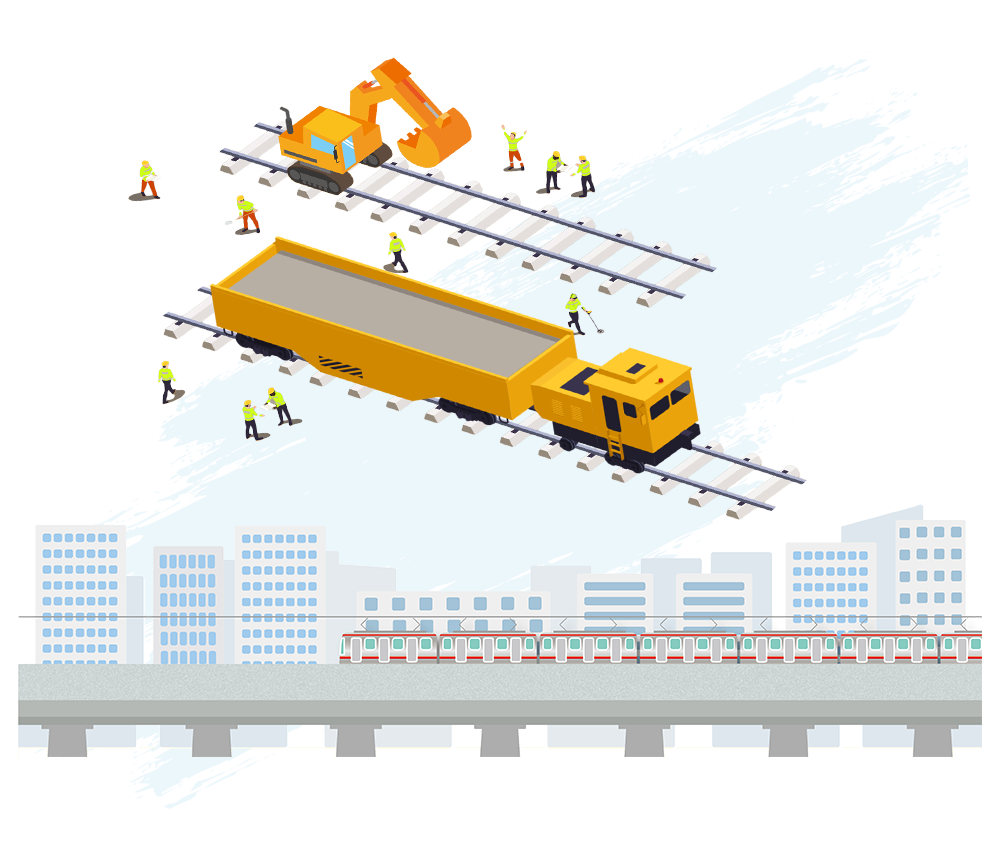 鉄道の寿命を延ばすメンテナンスと改修工事