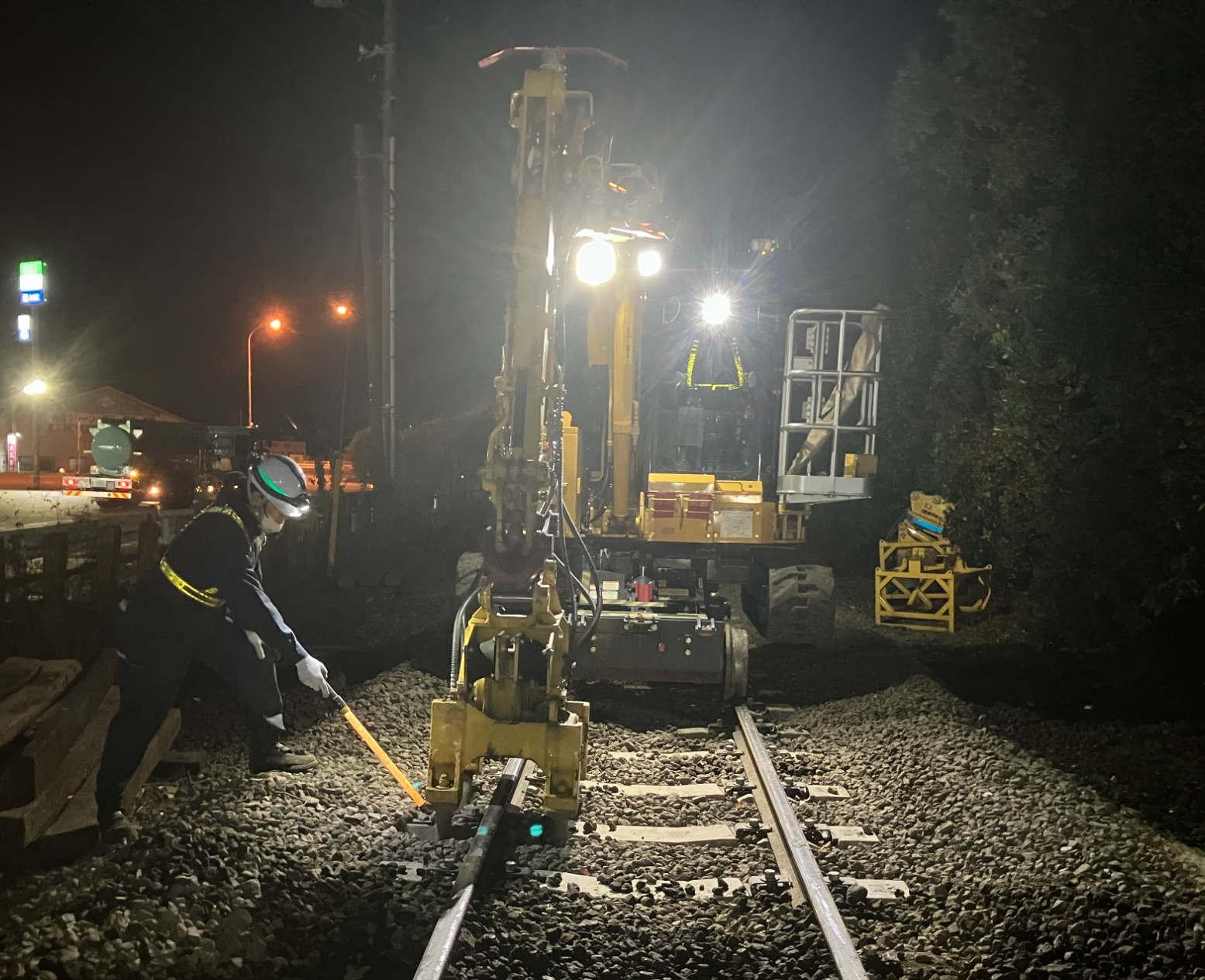 機械によるつき固め